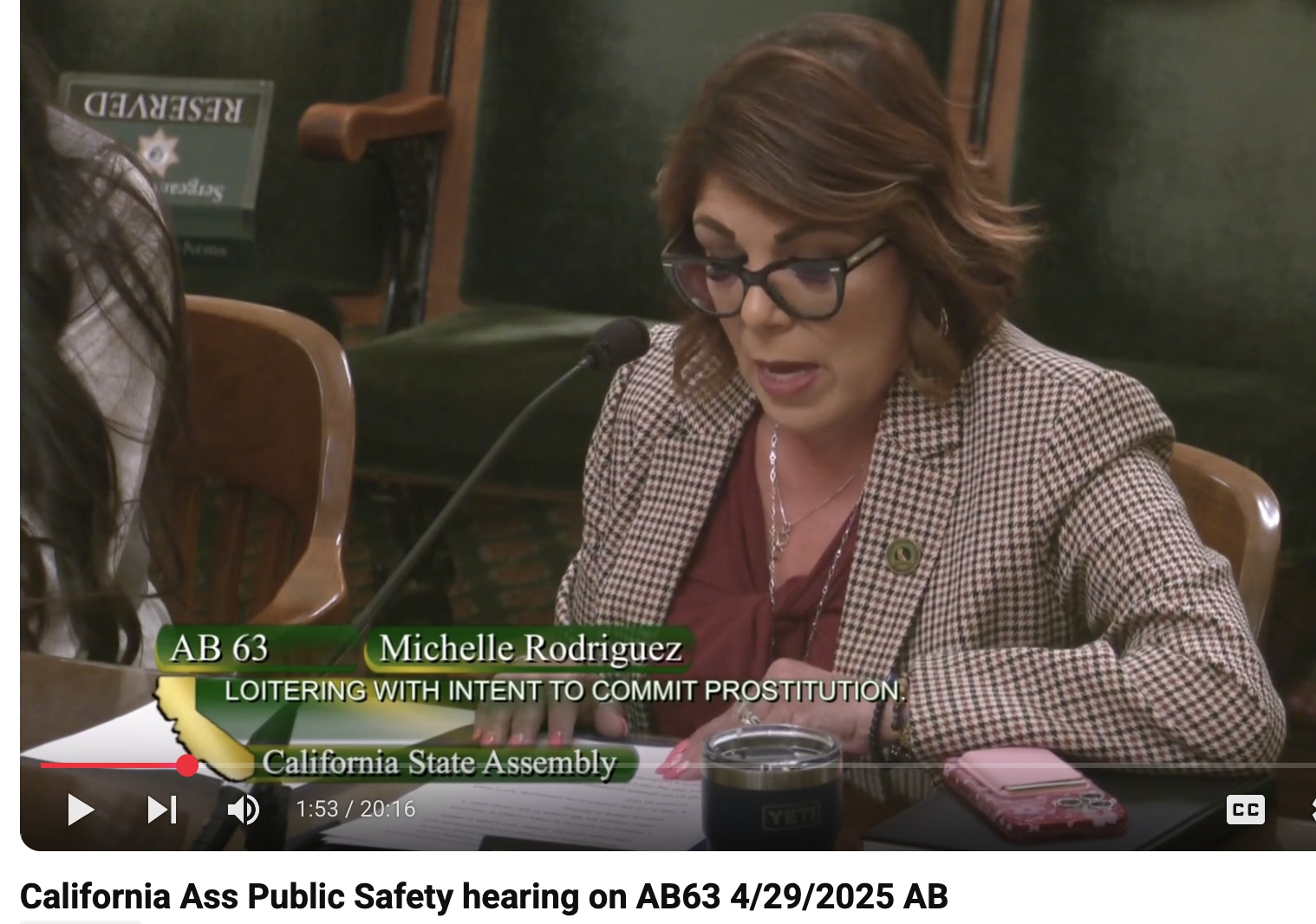 No on AB 63 – An Authoritarian State Bill to Re-criminalize People for Loitering